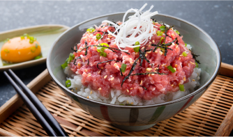 Tataki tuna plate