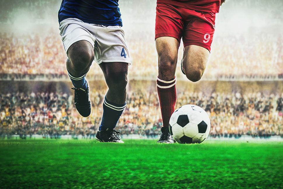 趣味はサッカー観戦!